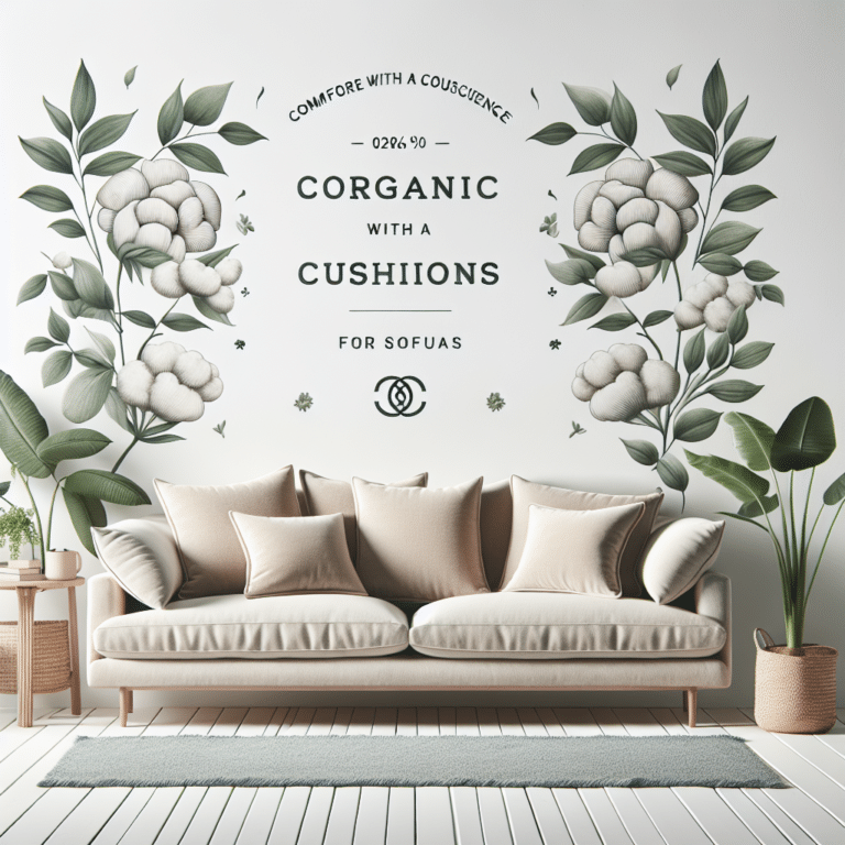 Comfort with a Conscience: Organic Cotton Cushions for Sofas