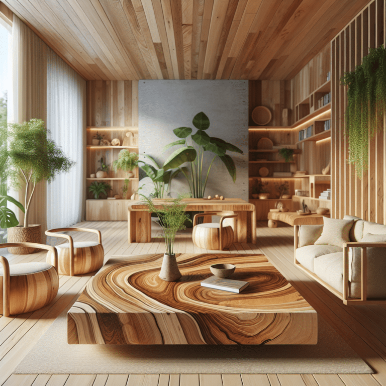 Sustainable Wood Living Room Furniture: Bringing Nature Indoors