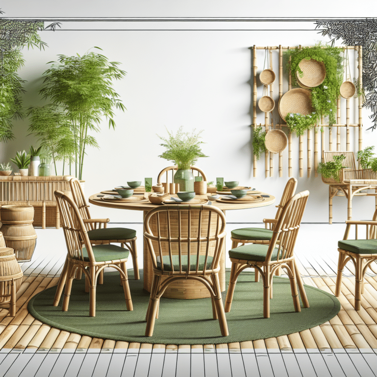 Bamboo Dining Sets: The Eco Statement Piece