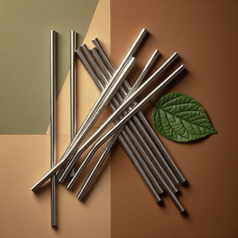 Sip Sustainably with Stainless Steel Reusable Straws