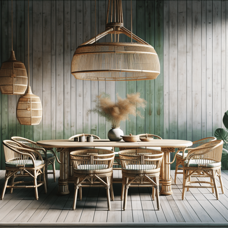 Bamboo Dining Sets: The Eco Statement Piece