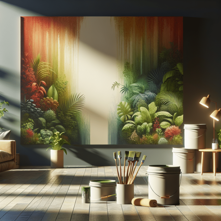 Naturally Vibrant: Plant-Based Paint for Modern Homes