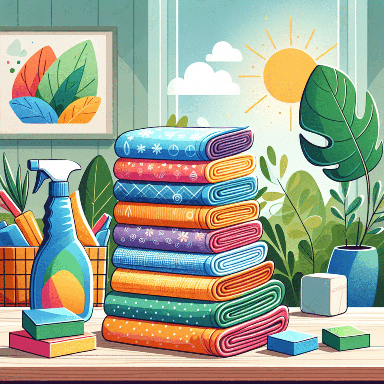 Zero Waste-Reducing: Reusable Cleaning Cloths