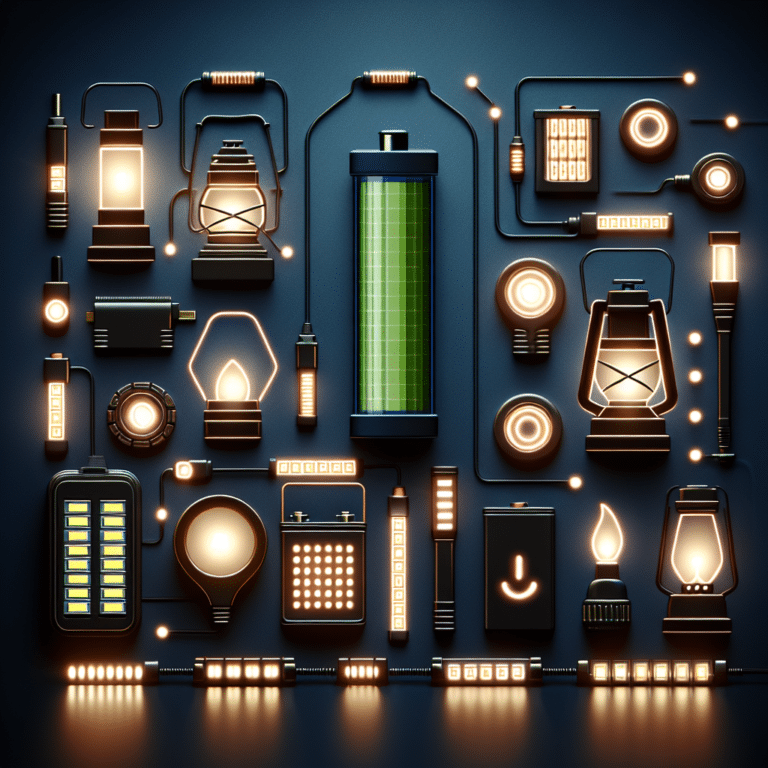 Battery-powered Energy-efficient Lights