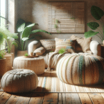 Sit Back and Relax: Natural Fiber Poufs and Ottomans for Eco Homes